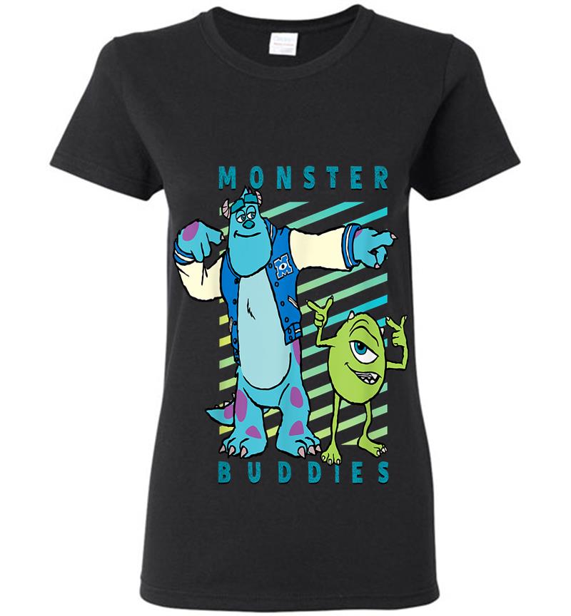 Disney Pixar Sulley And Mike Wazowski Monster Buddies Womens T-shirt