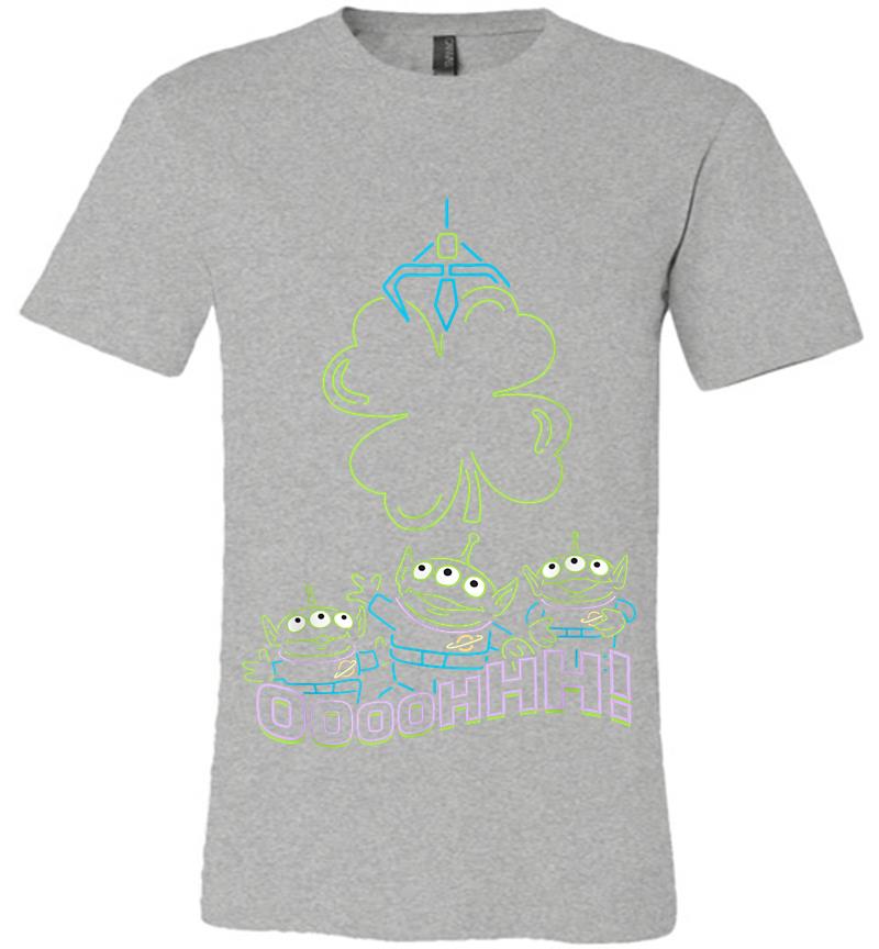 Inktee Store - Disney Pixar Toy Story Aliens Clover Claw St. Patrick'S Day Premium T-Shirt Image