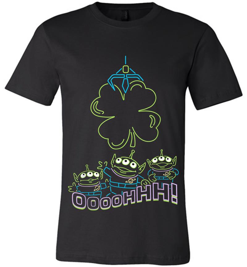 Inktee Store - Disney Pixar Toy Story Aliens Clover Claw St. Patrick'S Day Premium T-Shirt Image