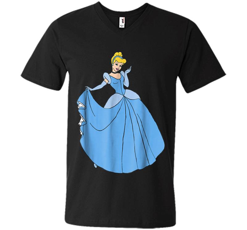 Disney Princess Cinderella In Ballgown Classic V-neck T-shirt