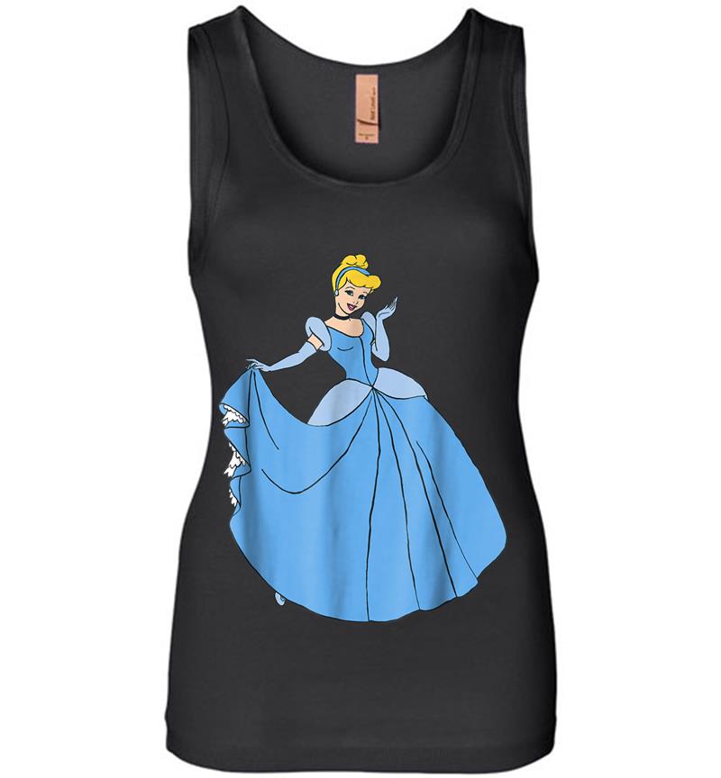 Disney Princess Cinderella In Ballgown Classic Womens Jersey Tank Top