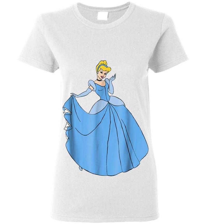Inktee Store - Disney Princess Cinderella In Ballgown Classic Womens T-Shirt Image