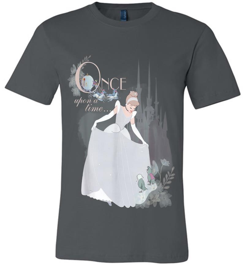 Disney Princess Cinderella Vintage Once Upon A Time Premium T-shirt
