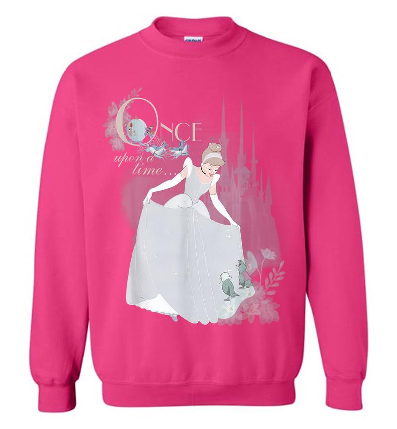Inktee Store - Disney Princess Cinderella Vintage Once Upon A Time Sweatshirt Image