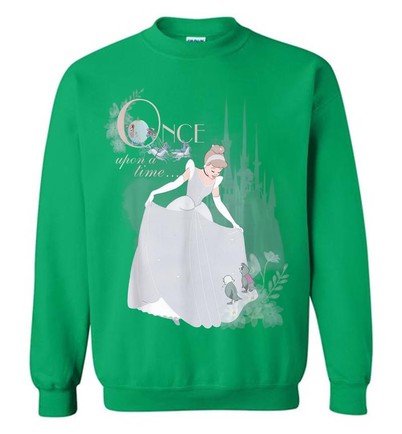Inktee Store - Disney Princess Cinderella Vintage Once Upon A Time Sweatshirt Image