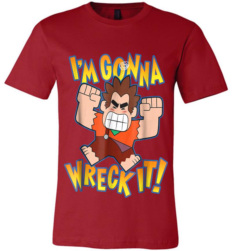 Inktee Store - Disney Ralph Breaks The Internet I'M Gonna Wreck It Premium T-Shirt Image