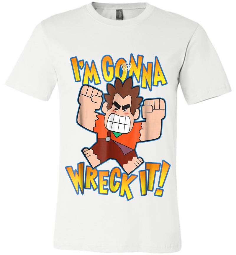 Inktee Store - Disney Ralph Breaks The Internet I'M Gonna Wreck It Premium T-Shirt Image