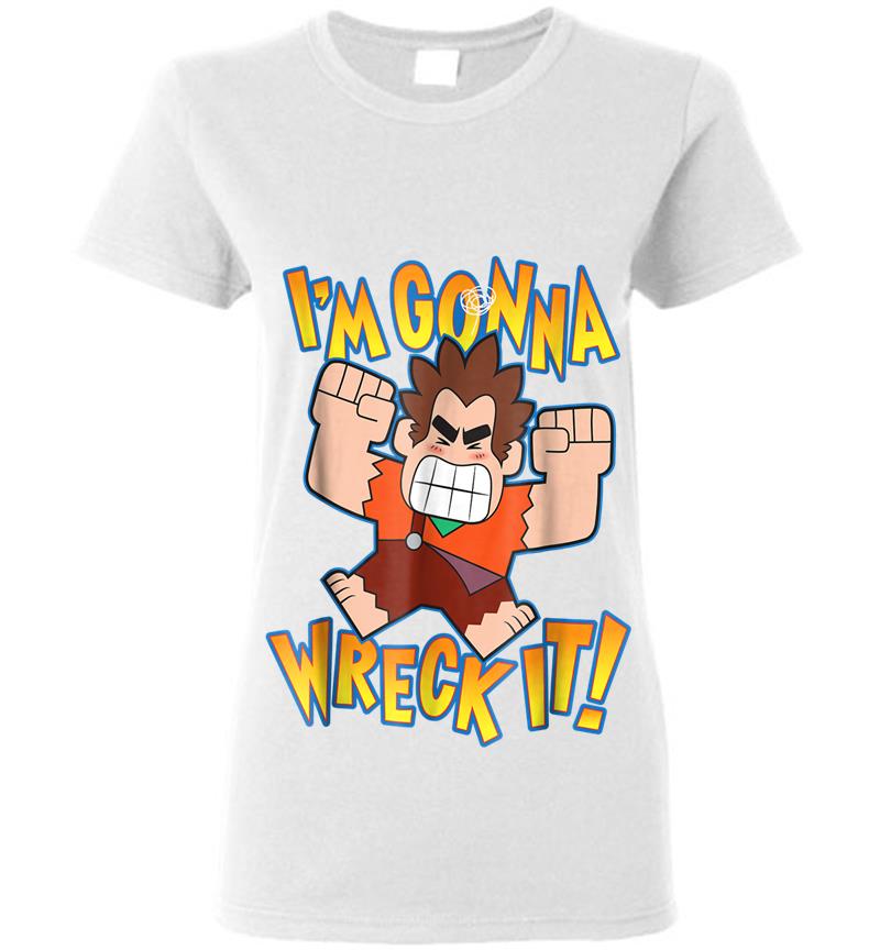 Inktee Store - Disney Ralph Breaks The Internet I'M Gonna Wreck It Womens T-Shirt Image