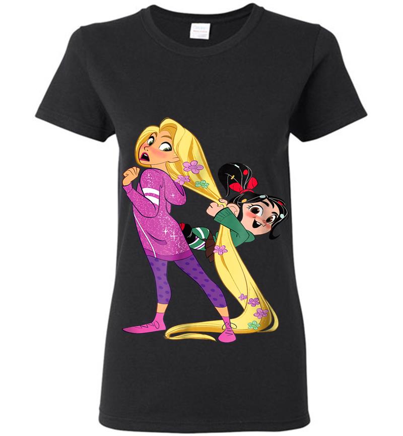 Disney Ralph Breaks The Internet Rapunzel Vanellope Womens T-shirt