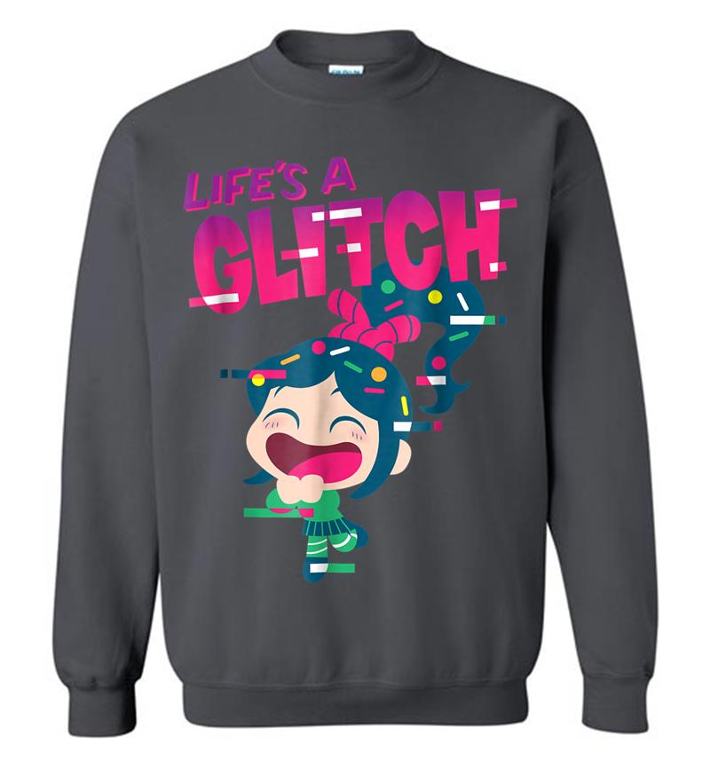 Inktee Store - Disney Ralph Breaks The Internet Vanellope Glitch Sweatshirt Image
