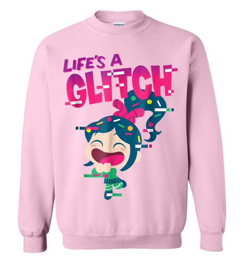 Inktee Store - Disney Ralph Breaks The Internet Vanellope Glitch Sweatshirt Image