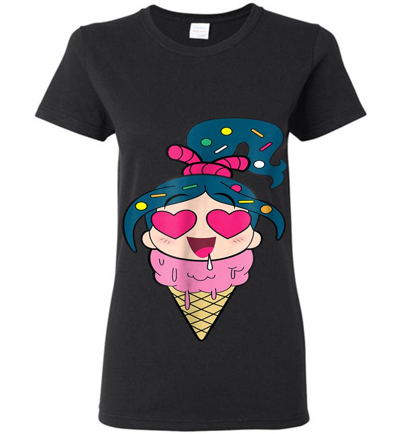 Disney Ralph Breaks The Internet Vanellope Ice Cream Womens T-shirt