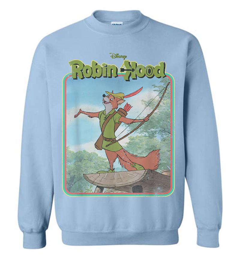 Inktee Store - Disney Robin Hood Retro Sweatshirt Image