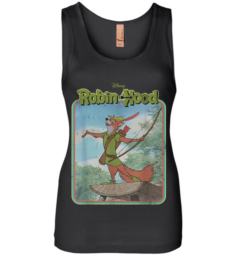 Disney Robin Hood Retro Womens Jersey Tank Top
