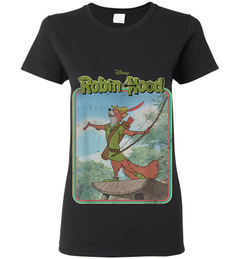 Disney Robin Hood Retro Womens T-shirt