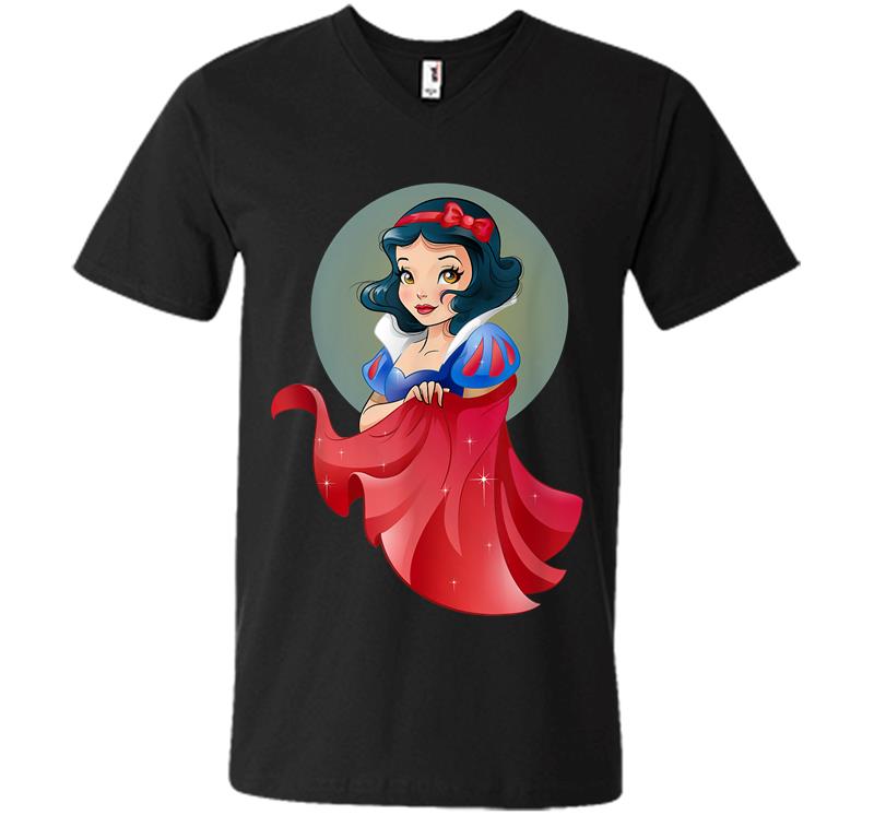 Disney Snow White Stylized V-Neck T-Shirt
