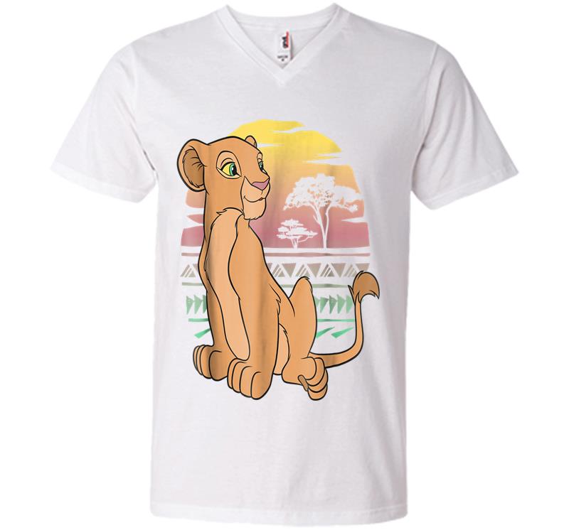 Inktee Store - Disney The Lion King 90S Nala V-Neck T-Shirt Image
