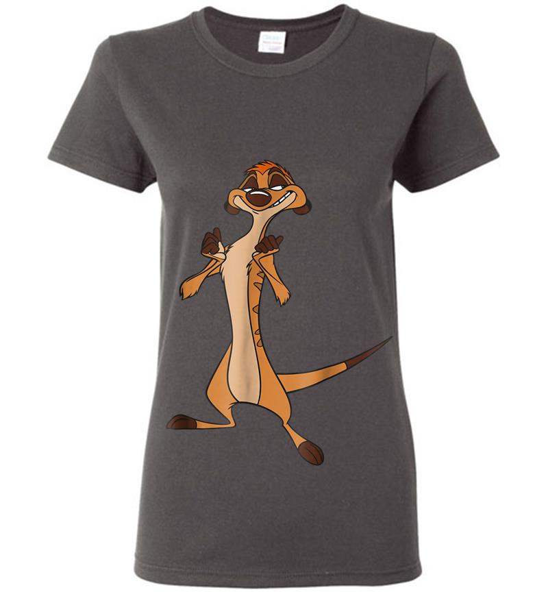 Inktee Store - Disney The Lion King Confident Timon Womens T-Shirt Image