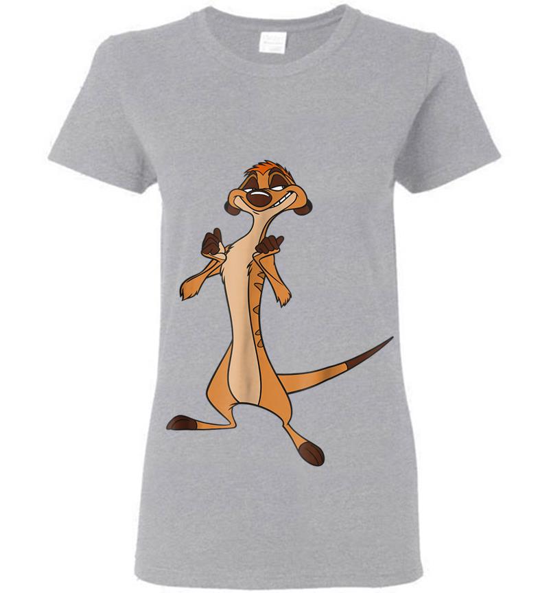 Inktee Store - Disney The Lion King Confident Timon Womens T-Shirt Image