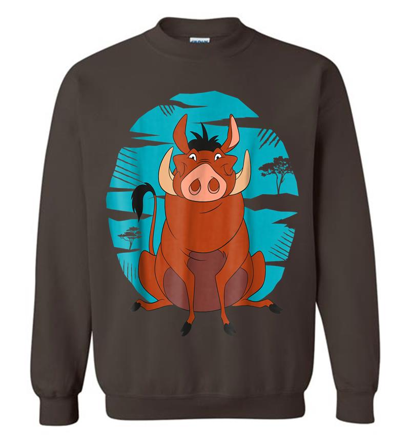Inktee Store - Disney The Lion King Happy Pumbaa Sweatshirt Image