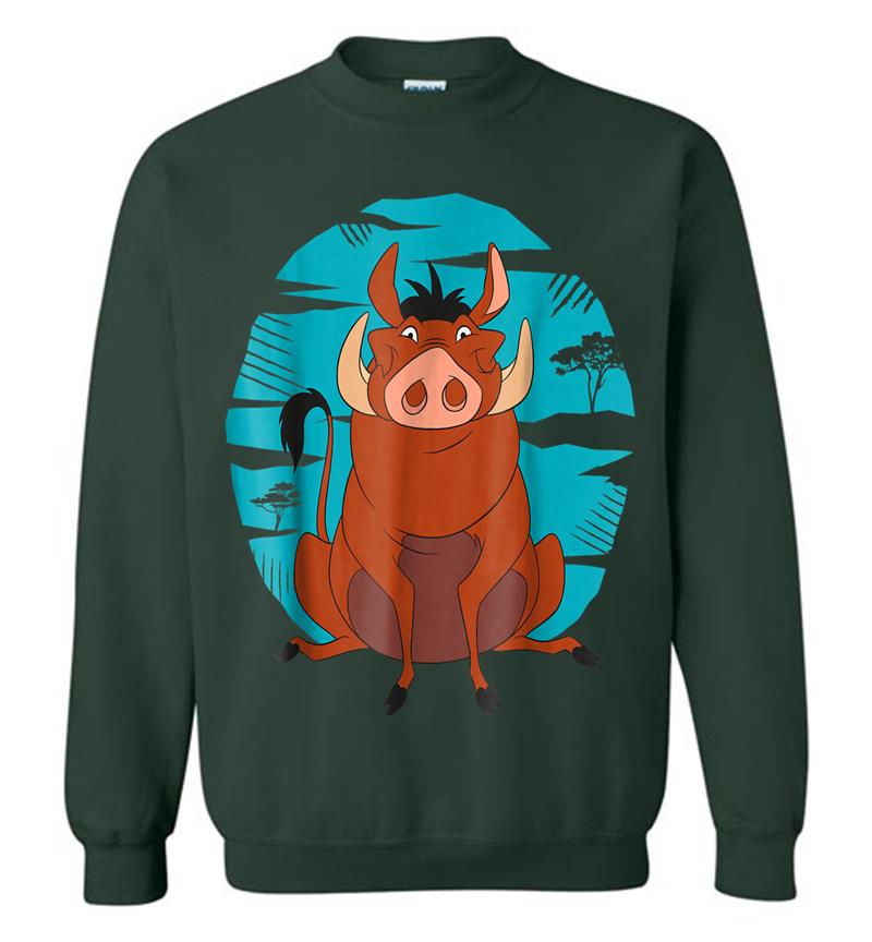 Inktee Store - Disney The Lion King Happy Pumbaa Sweatshirt Image