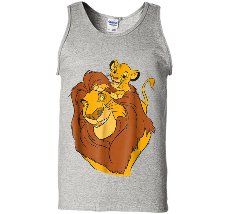 Disney The Lion King Simba And Mufasa Father And Son Mens Tank Top