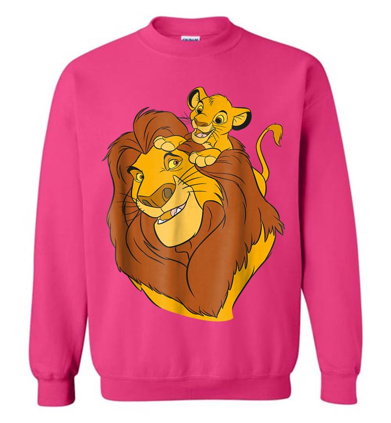 Inktee Store - Disney The Lion King Simba And Mufasa Father And Son Sweatshirt Image