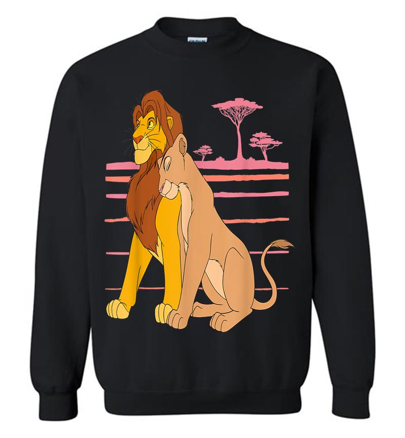 Disney The Lion King Simba And Nala Love Sweatshirt
