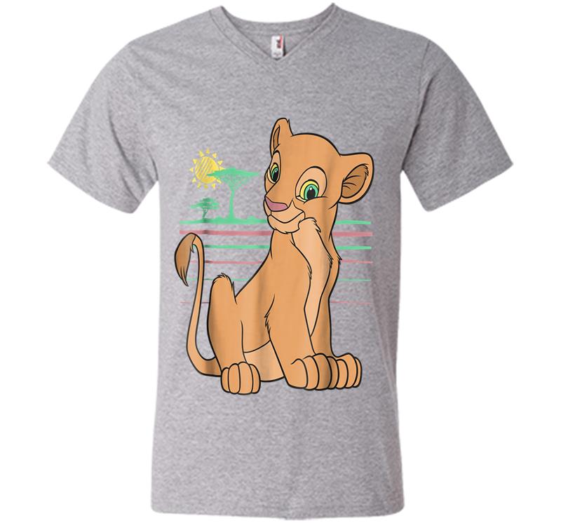 Inktee Store - Disney The Lion King Young Nala 90S V-Neck T-Shirt Image