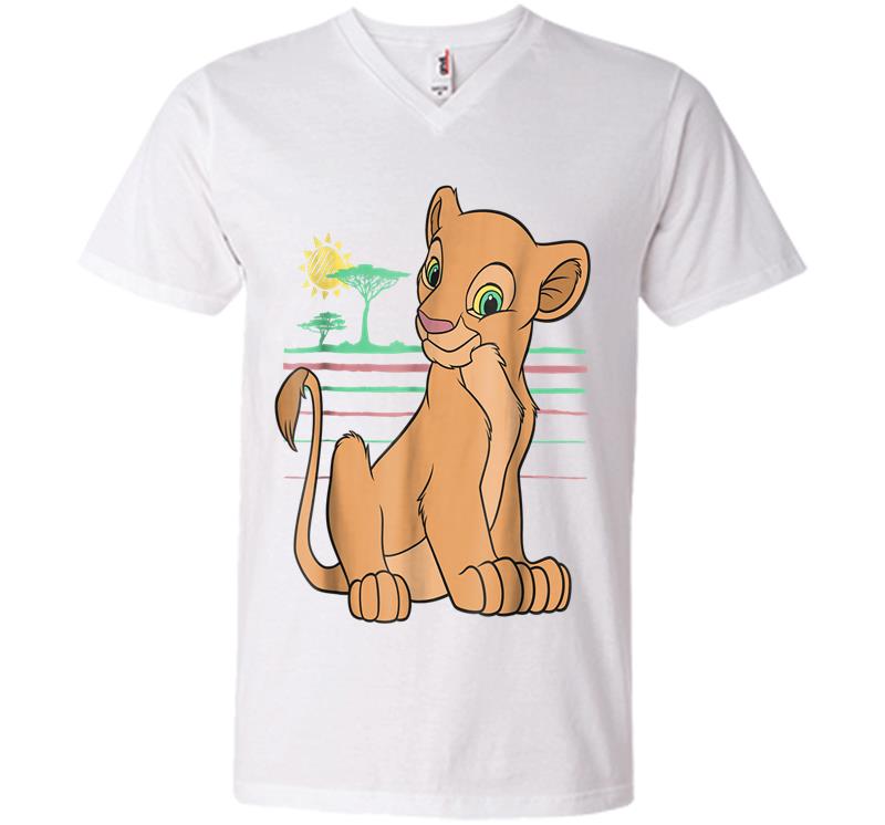 Inktee Store - Disney The Lion King Young Nala 90S V-Neck T-Shirt Image