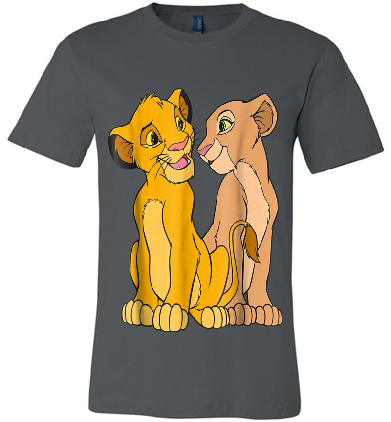 Disney The Lion King Young Simba And Nala Together Premium T-shirt