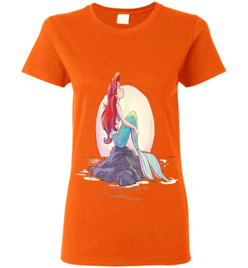 Inktee Store - Disney The Little Mermaid Ariel Shore Dream Womens T-Shirt Image