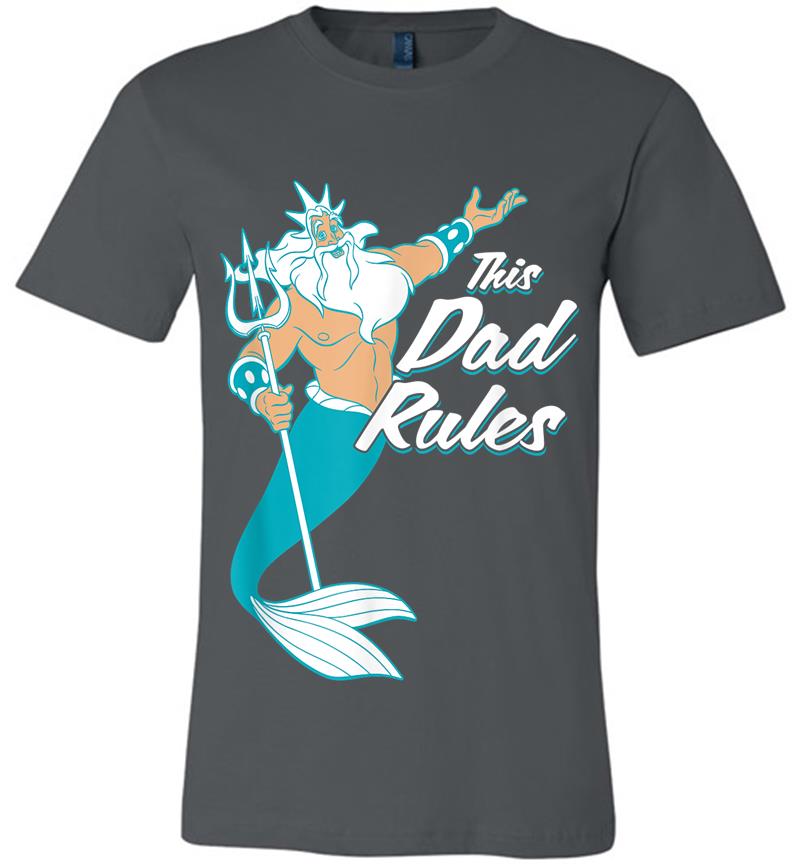 Disney The Little Mermaid King Triton Dad Premium T-shirt
