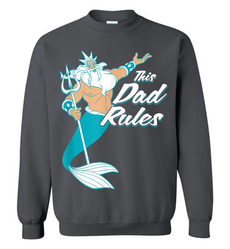 Inktee Store - Disney The Little Mermaid King Triton Dad Sweatshirt Image