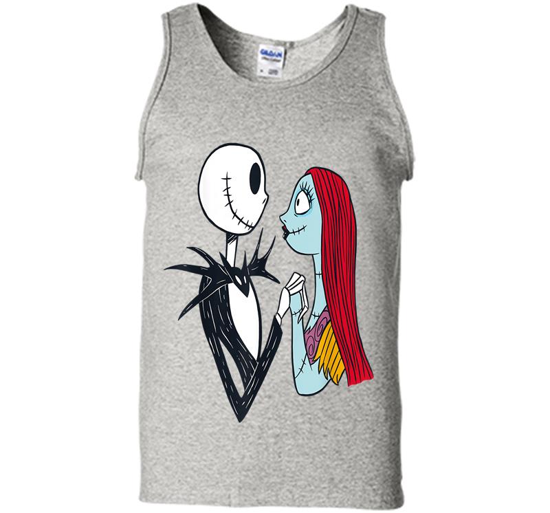 Disney The Nightmare Before Christmas Jack And Sally Mens Tank Top