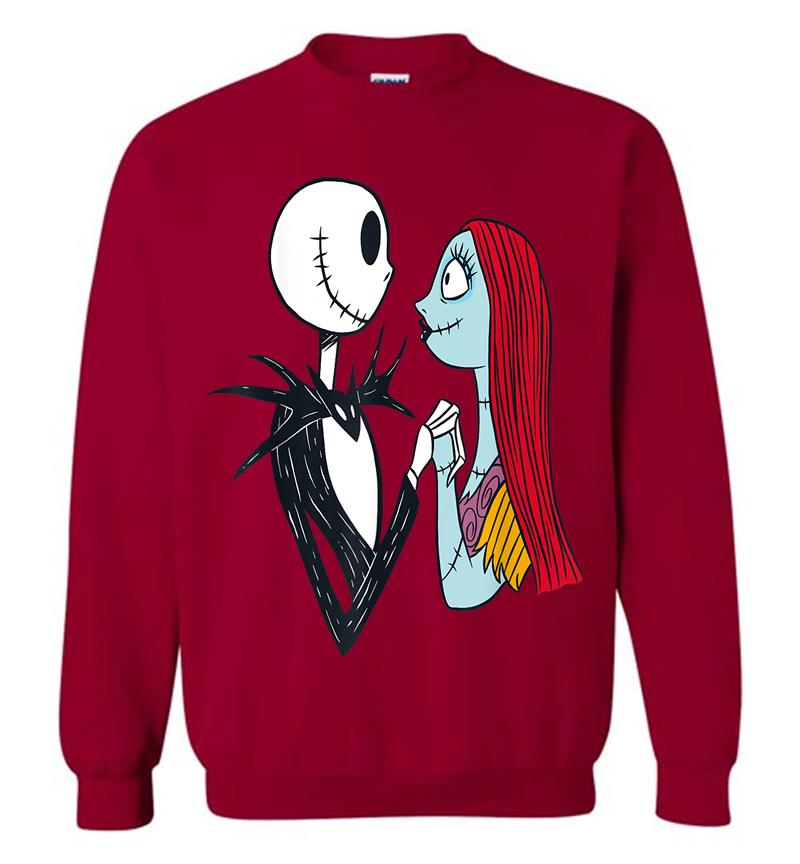 Inktee Store - Disney The Nightmare Before Christmas Jack And Sally Sweatshirt Image