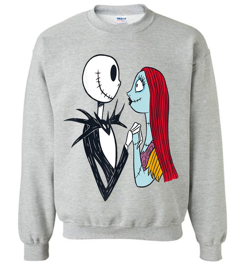 Inktee Store - Disney The Nightmare Before Christmas Jack And Sally Sweatshirt Image