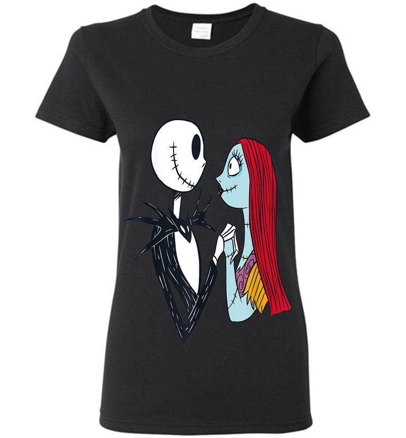 Disney The Nightmare Before Christmas Jack And Sally Womens T-shirt