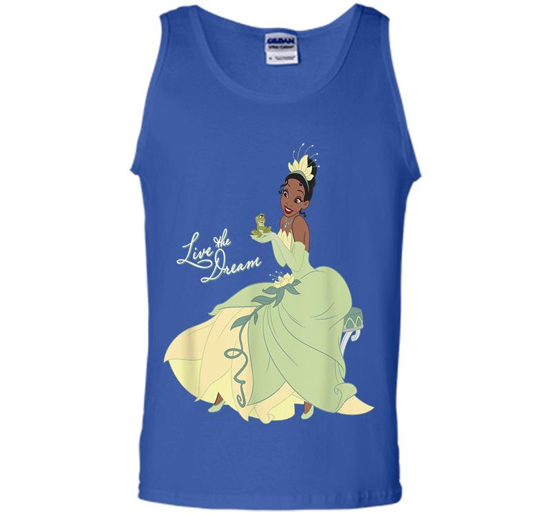 Inktee Store - Disney The Princess And The Frog Tiana Dream Mens Tank Top Image