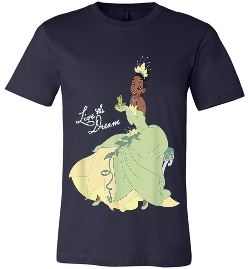 Inktee Store - Disney The Princess And The Frog Tiana Dream Premium T-Shirt Image