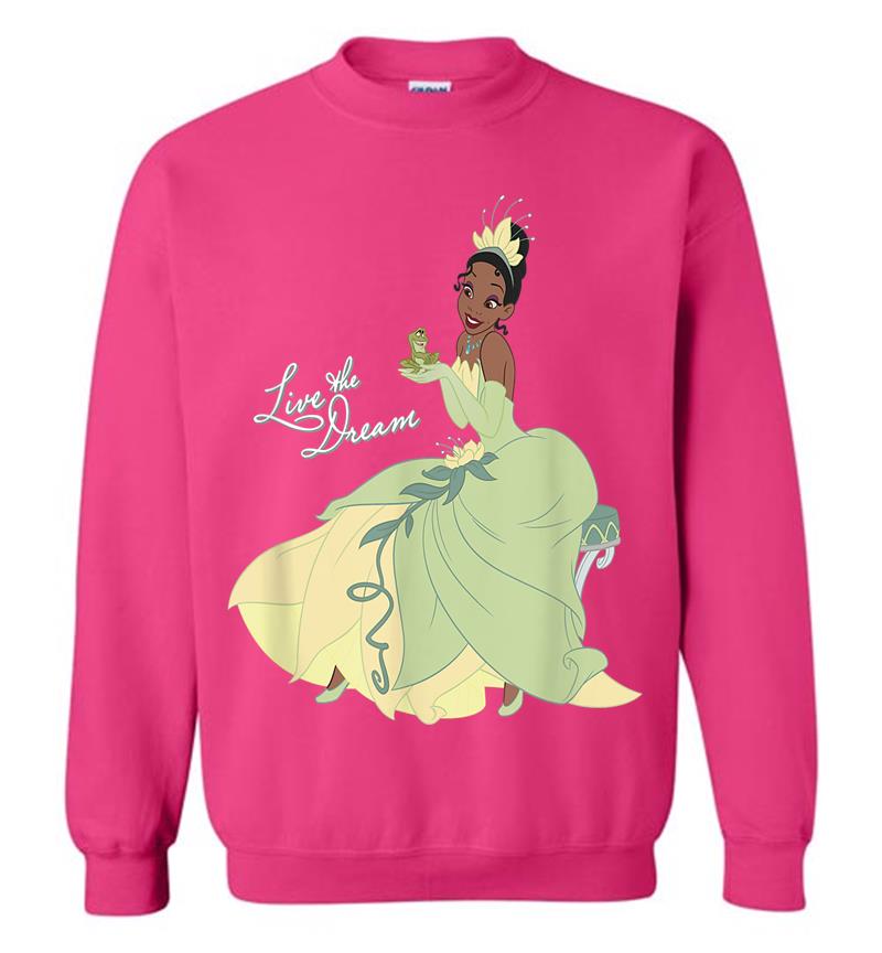 Inktee Store - Disney The Princess And The Frog Tiana Dream Sweatshirt Image