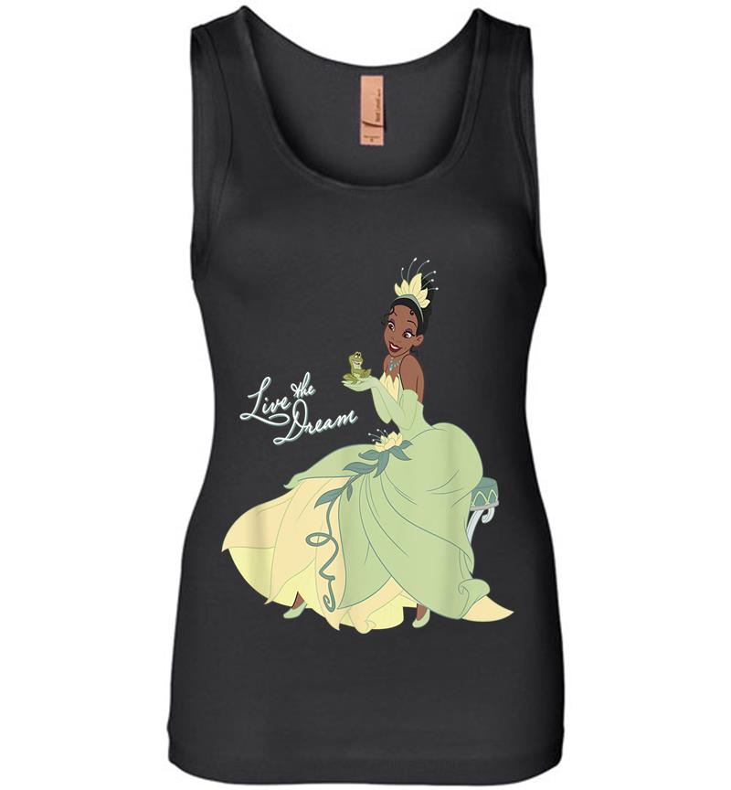 Disney The Princess And The Frog Tiana Dream Womens Jersey Tank Top