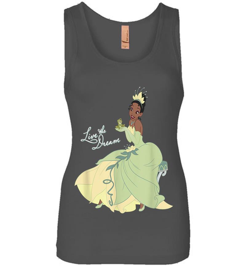 Inktee Store - Disney The Princess And The Frog Tiana Dream Womens Jersey Tank Top Image
