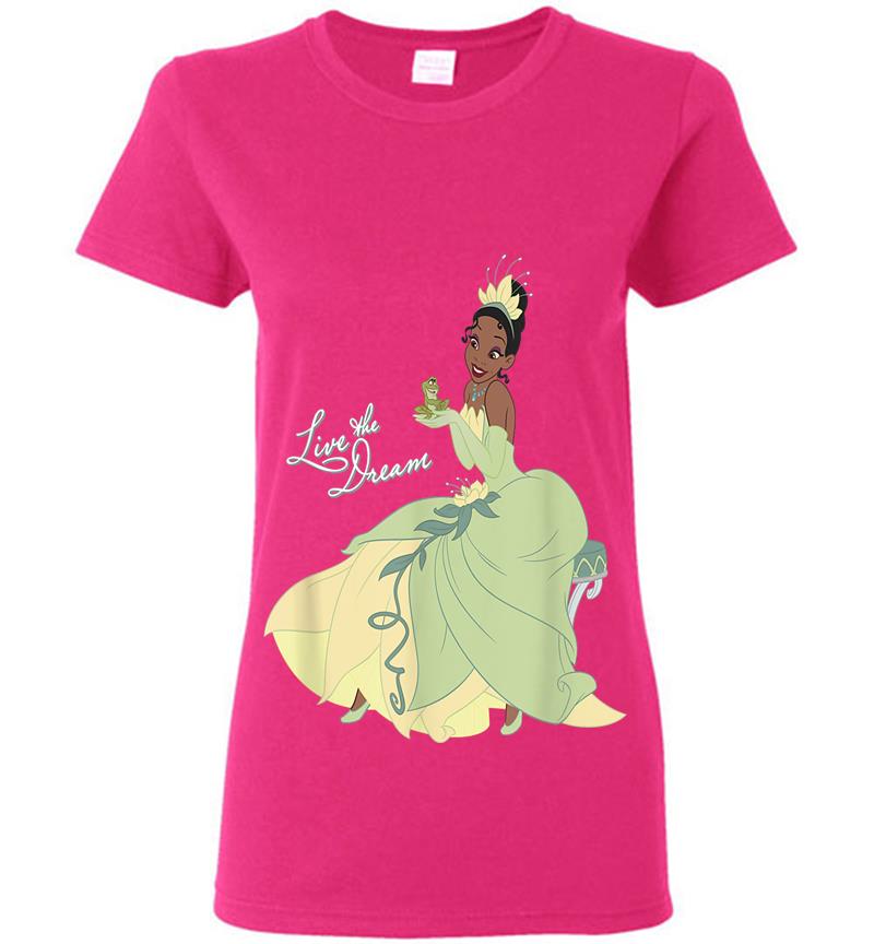 Inktee Store - Disney The Princess And The Frog Tiana Dream Womens T-Shirt Image