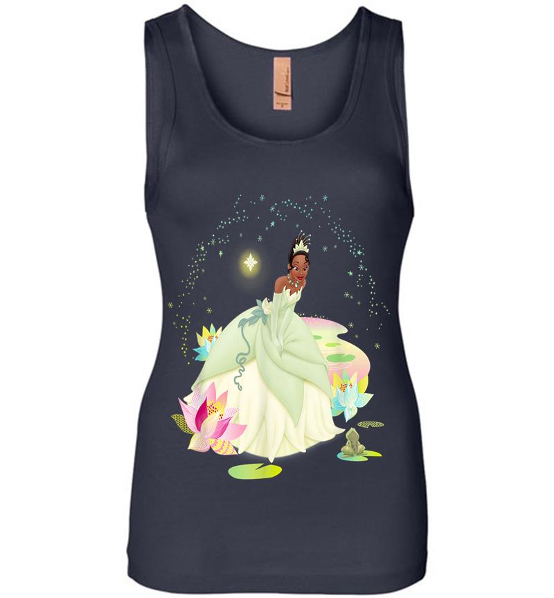 Inktee Store - Disney The Princess And The Frog Tiana On A Bayou Womens Jersey Tank Top Image