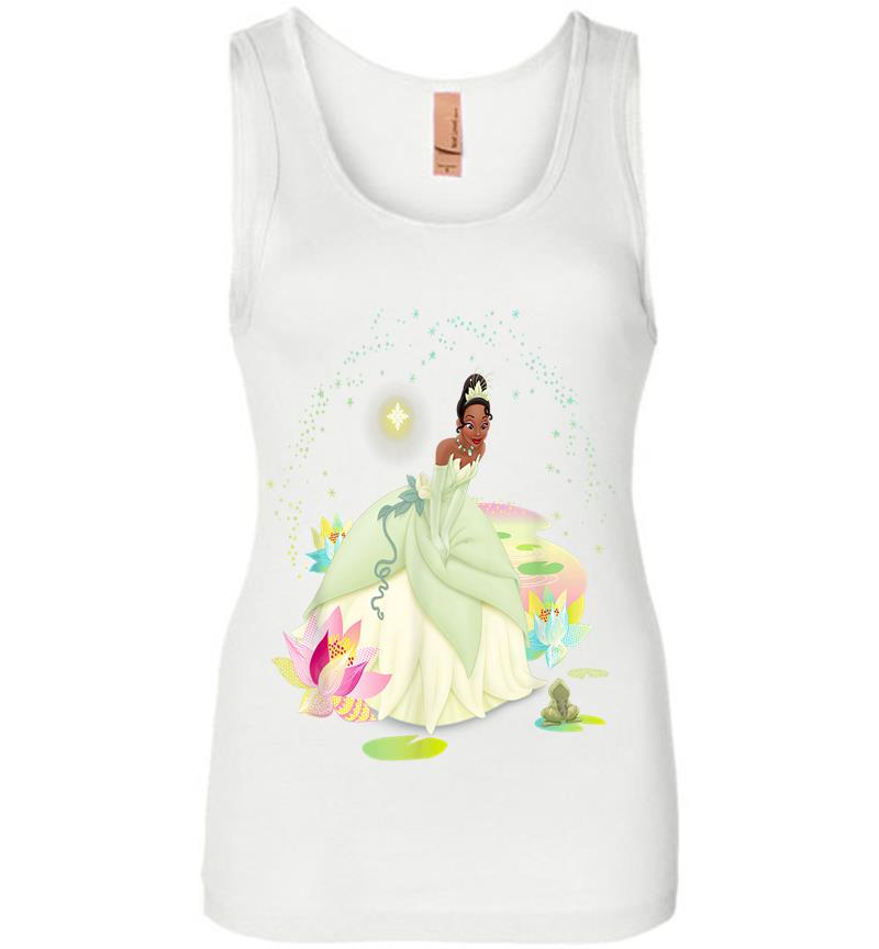 Inktee Store - Disney The Princess And The Frog Tiana On A Bayou Womens Jersey Tank Top Image