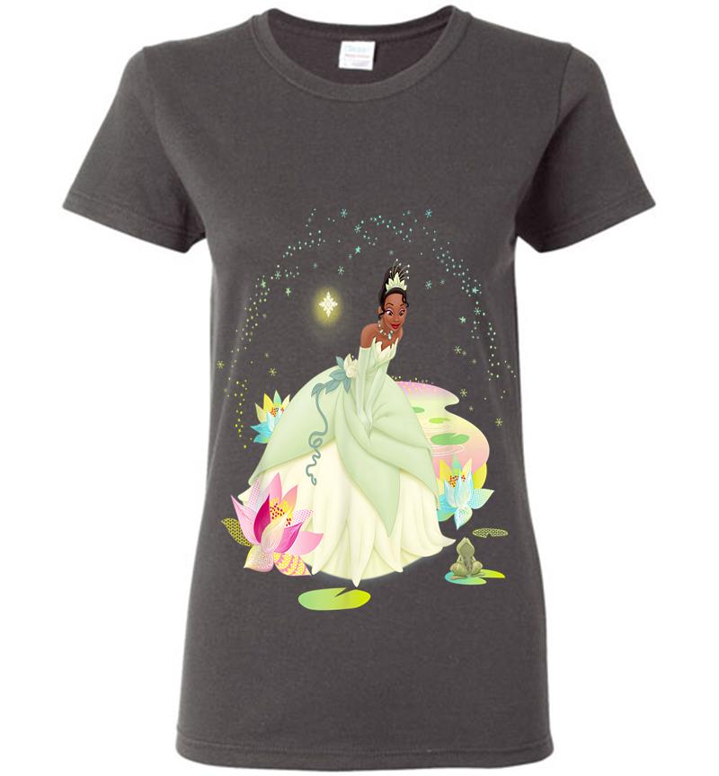 Inktee Store - Disney The Princess And The Frog Tiana On A Bayou Womens T-Shirt Image