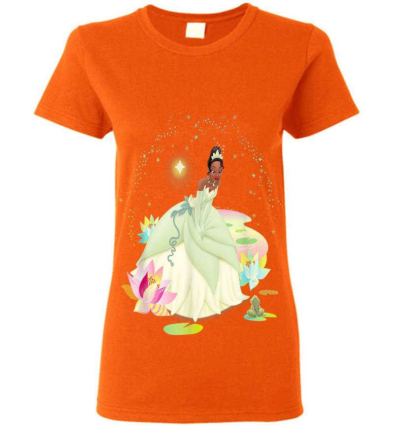 Inktee Store - Disney The Princess And The Frog Tiana On A Bayou Womens T-Shirt Image