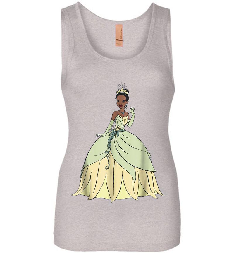 Inktee Store - Disney The Princess And The Frog Tiana Womens Jersey Tank Top Image