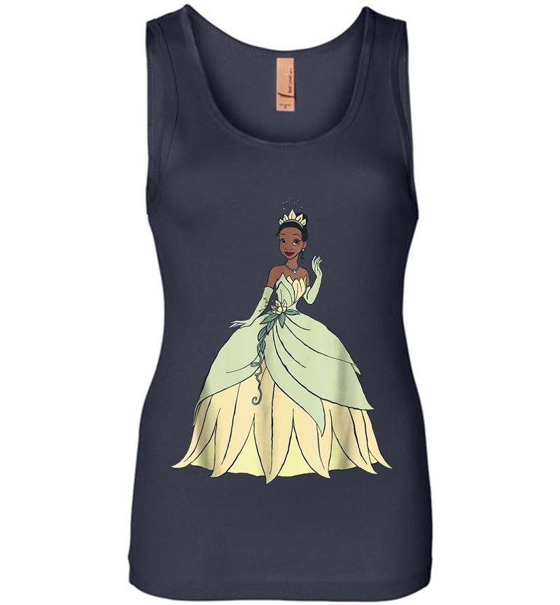 Inktee Store - Disney The Princess And The Frog Tiana Womens Jersey Tank Top Image